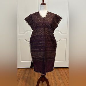 One of a Kind Pedal loom Mexican Dress! Summer Dress! Huipil style!
